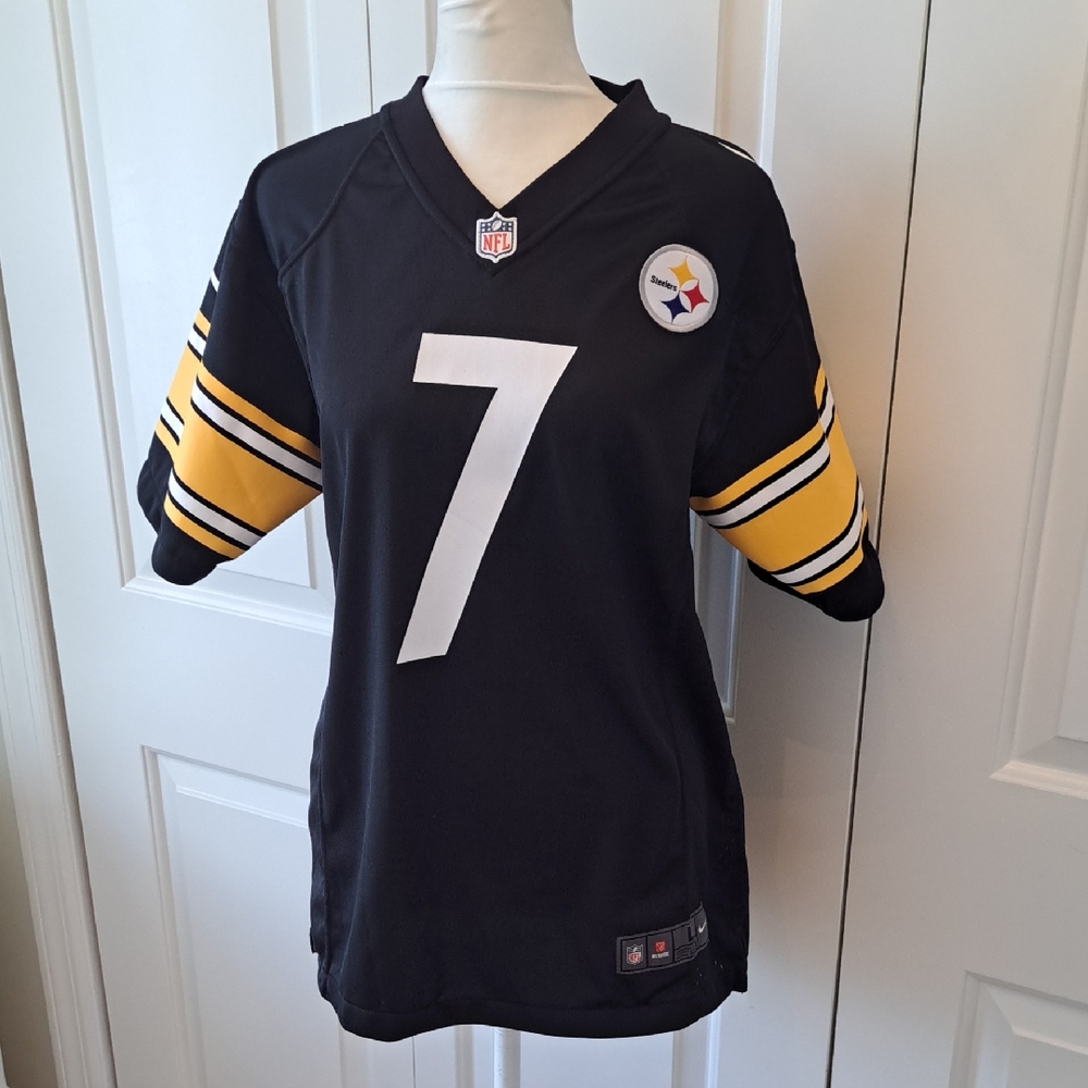 Nike On The Field Boys NFL Pittsburg Steelers Ben Roethlisberger Jersey L(14-16)